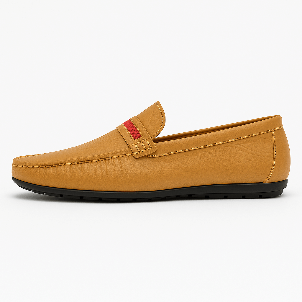 Luminovi | Textured Business Loafers
