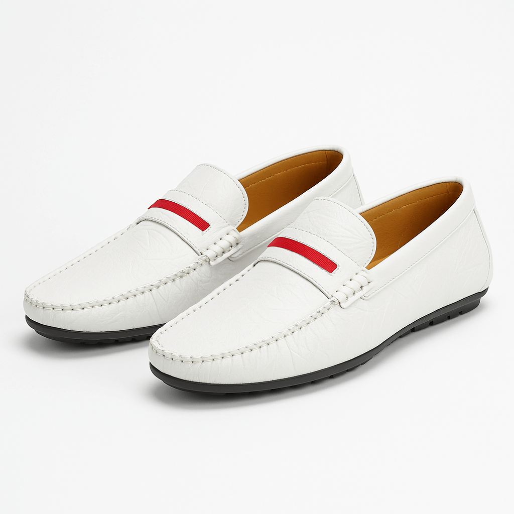 Luminovi | Textured Business Loafers
