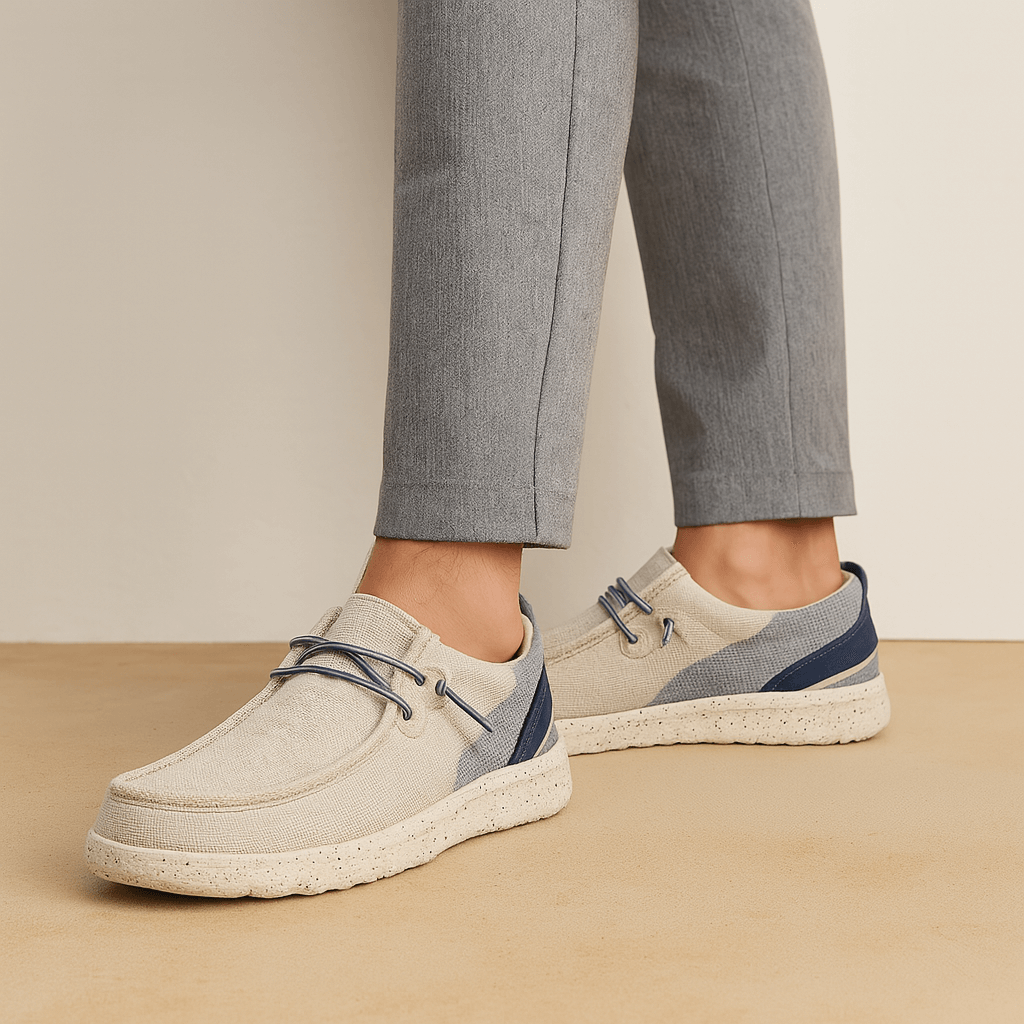 Luminovi | Textured Canvas Sneakers