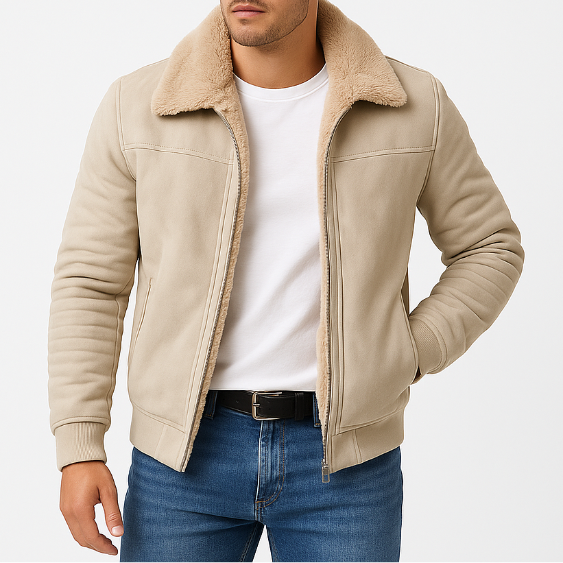 Luminovi | Urban Shearling Winter Jacket-Jacket