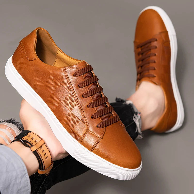 Luminovi | Vinci Leather Sneakers
