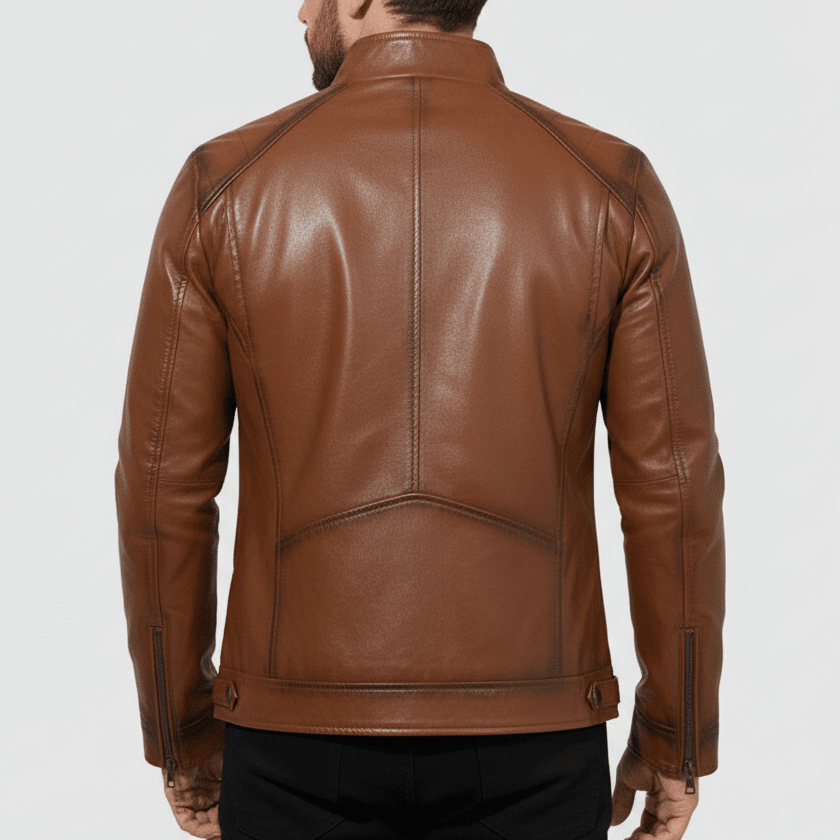 Luminovi | Vintage Leather Jacket-Jacket