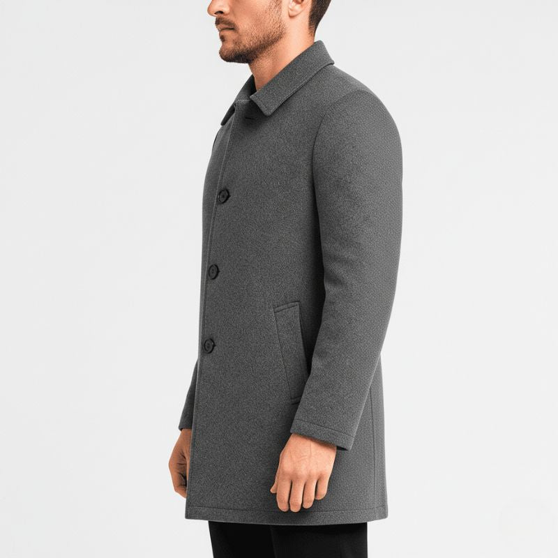 Luminovi | Water-Resistant Wool Blend Coat