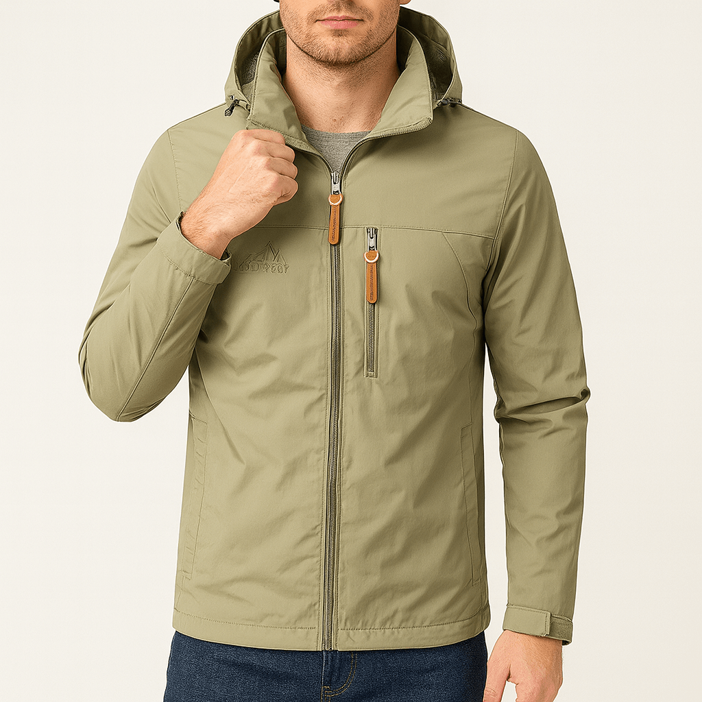 Luminovi | Waterproof Hooded Rain Jacket-Men's Sweater