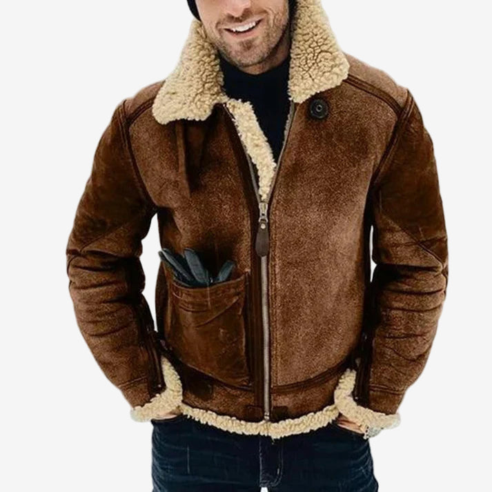 Matt - Gemütliche, dicke, warme Fleecejacke für Herren-Men Fashion