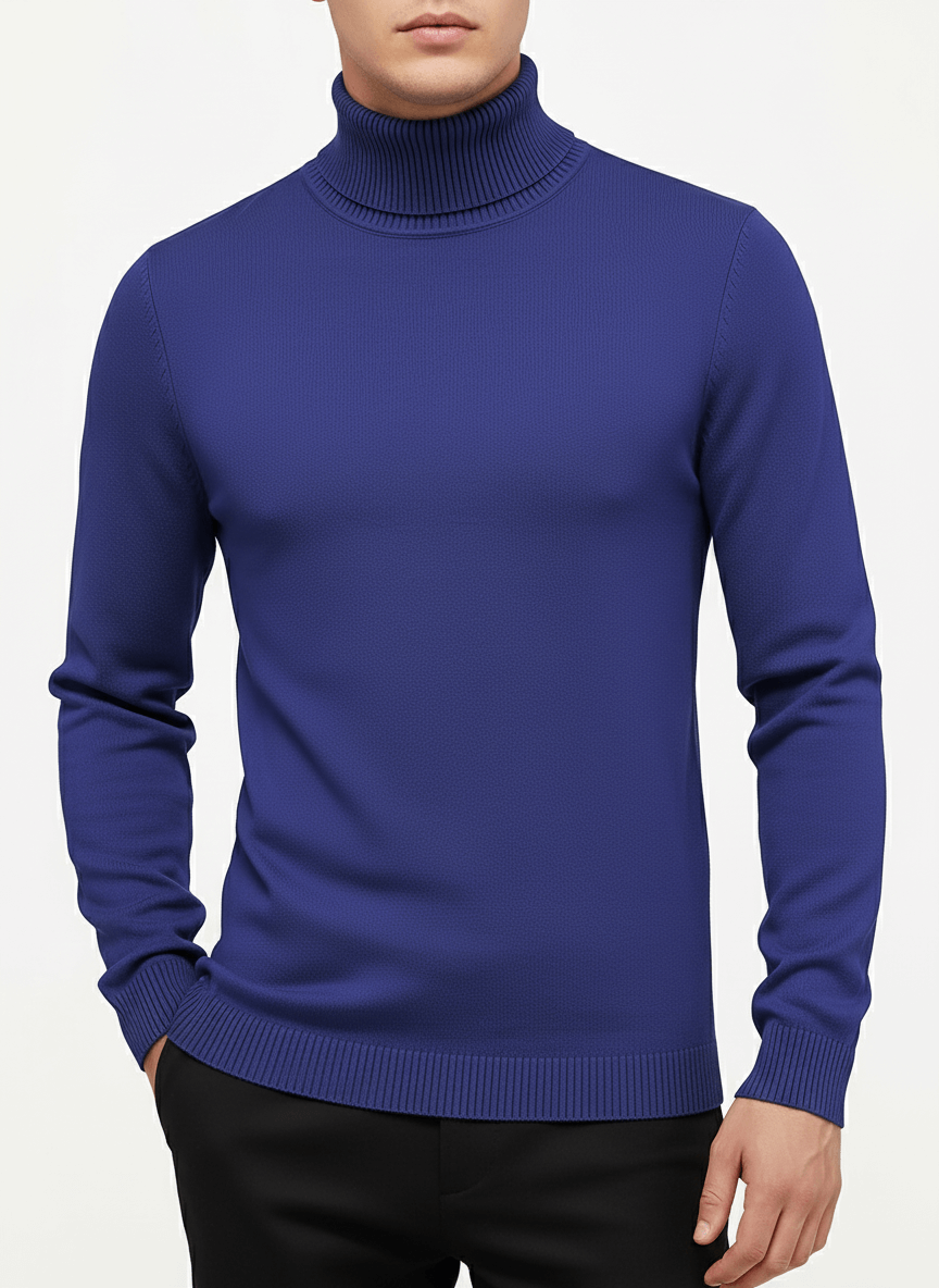 Luminovi | Slim-Fit Turtleneck Sweater