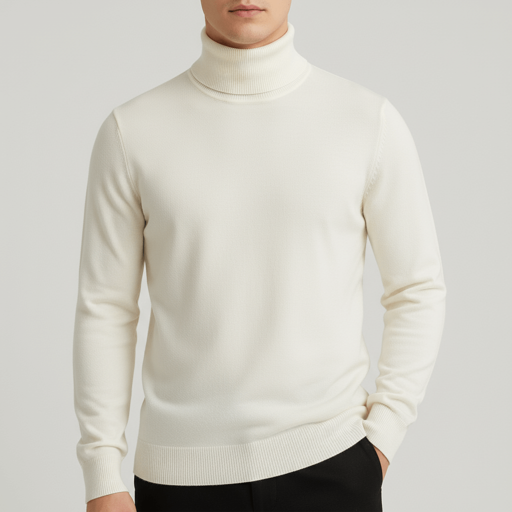 Luminovi | Slim-Fit Turtleneck Sweater