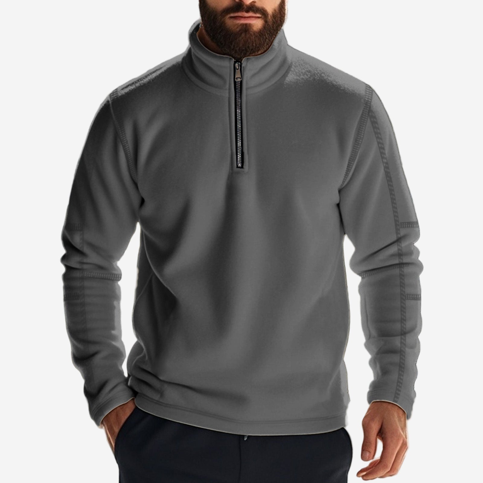LUMINOVI | Brushed Fleece Pullover