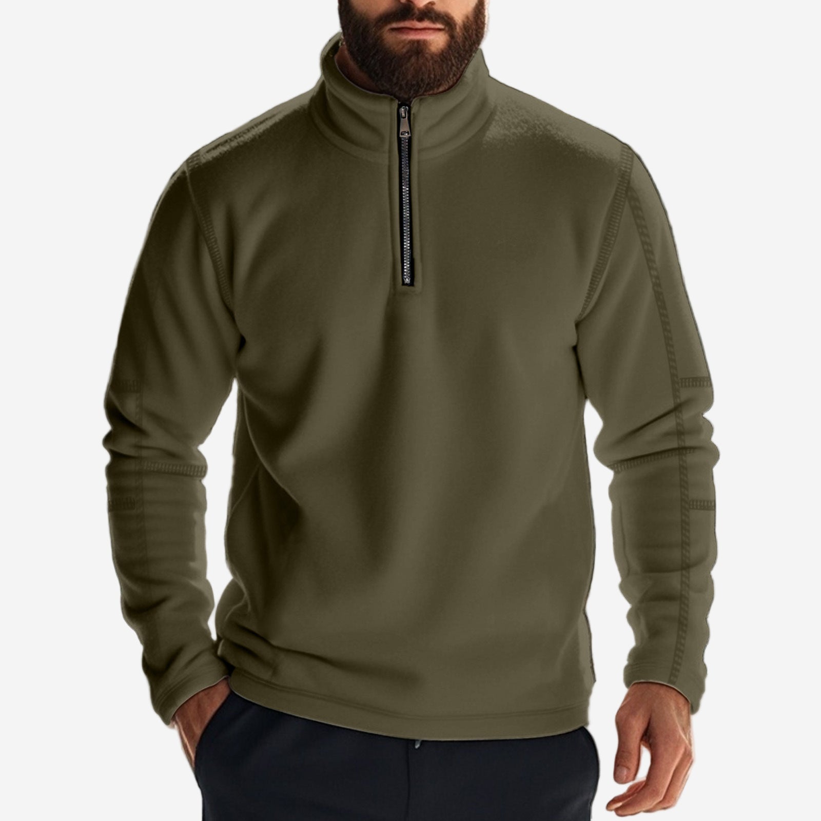 LUMINOVI | Brushed Fleece Pullover