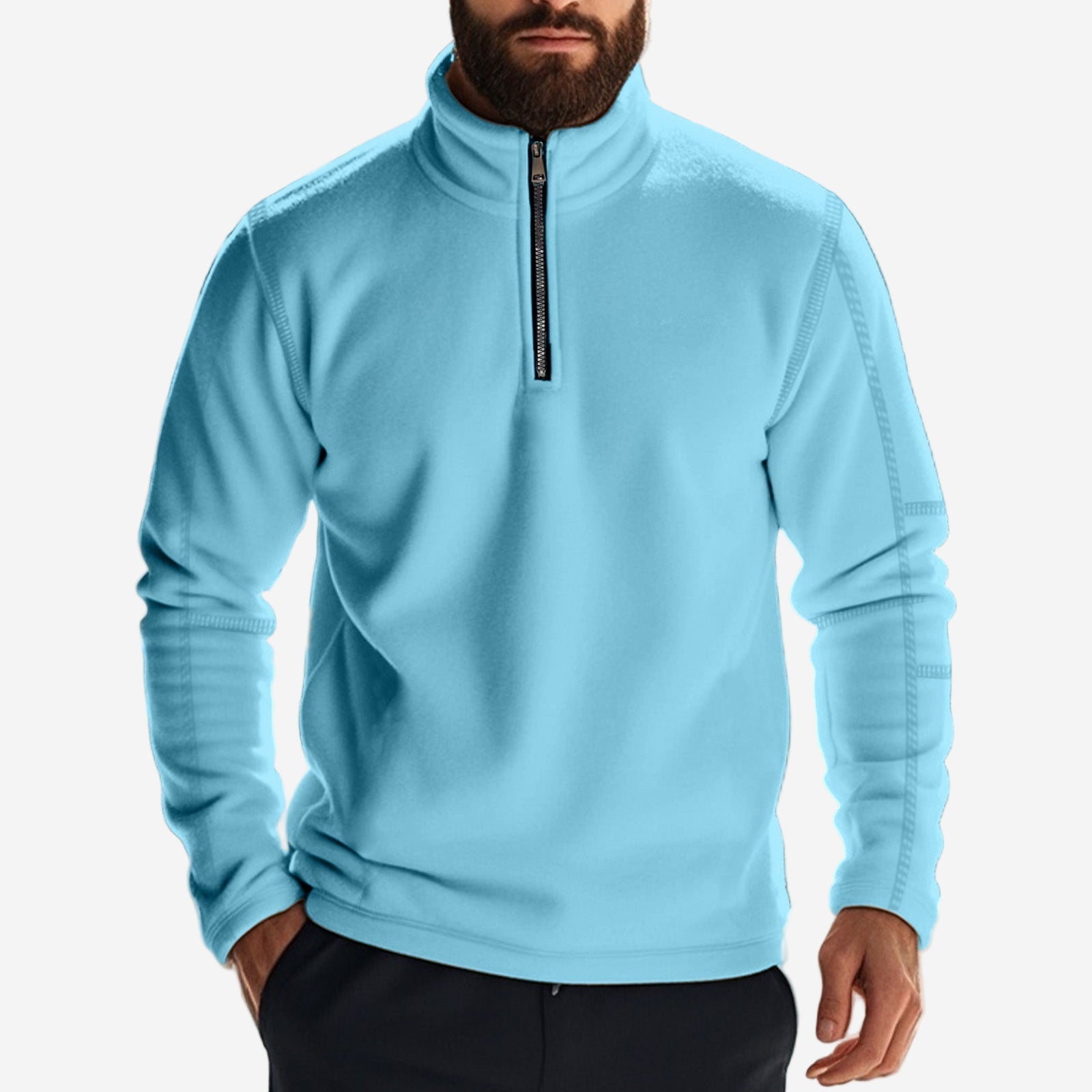 LUMINOVI | Brushed Fleece Pullover