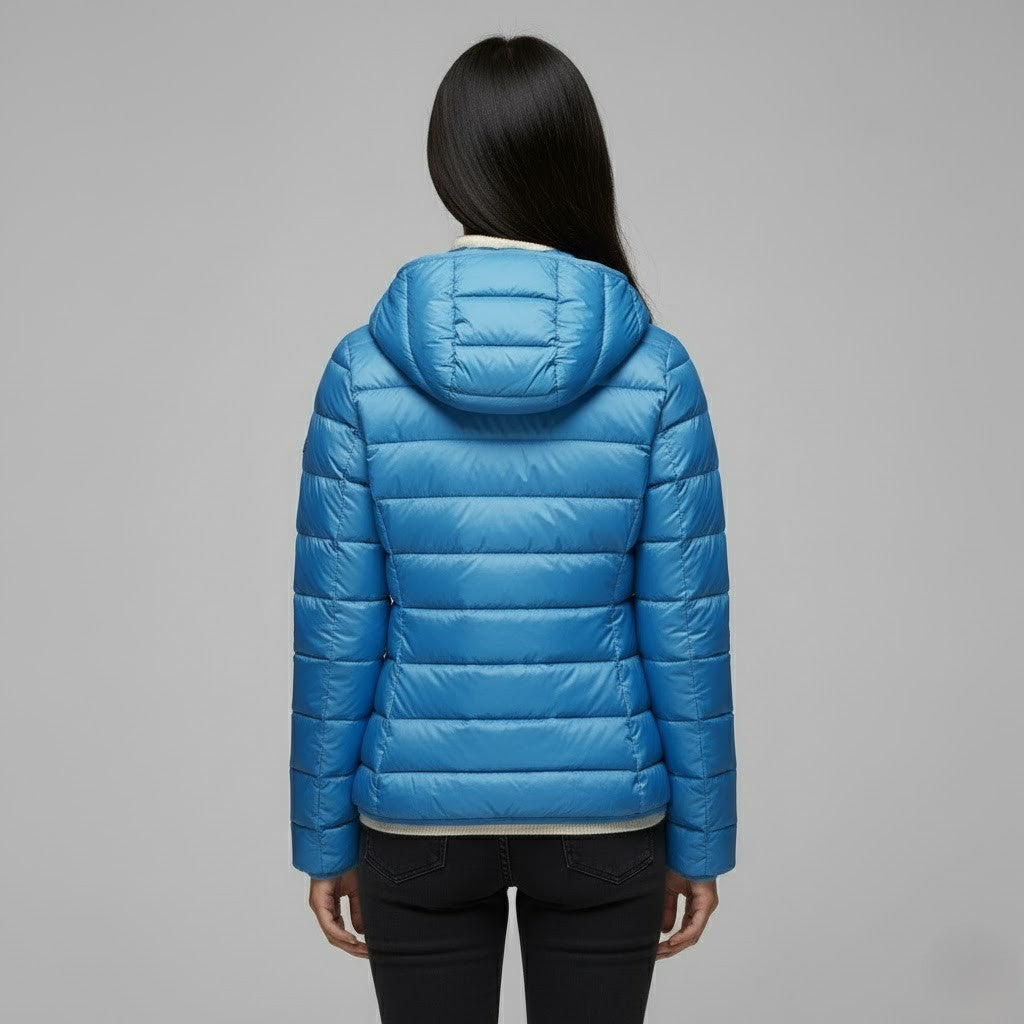 Lightweight Padded Jacket for Women with Breathable Lining