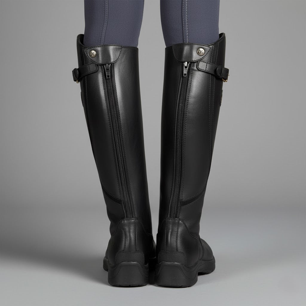 Riding Boots with Orthopaedic Support and Rugged Traction Sole, Premium Leather