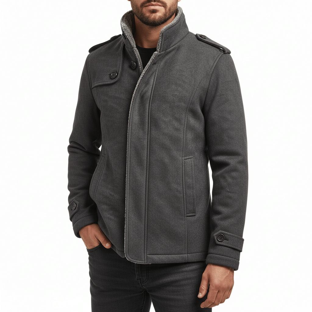 Luminovi | Classic Suede Overcoat