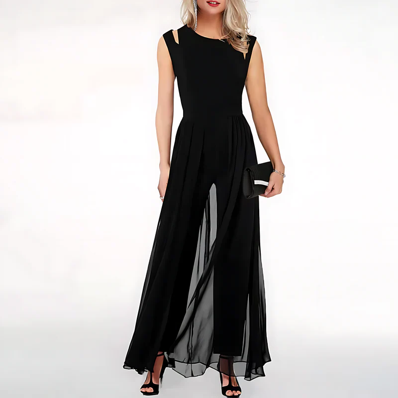 Cotton Tailored Jumpsuit with Unrestricted Movement