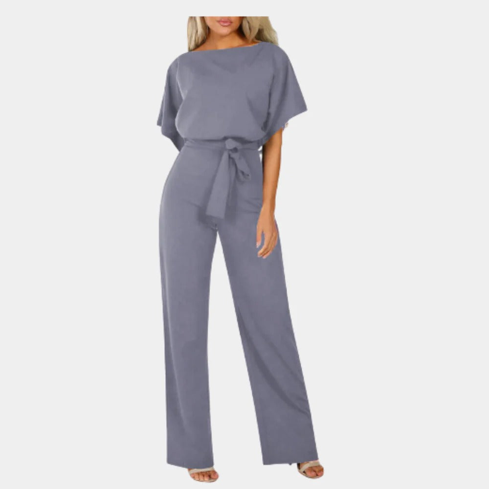 Women's One-Piece Jumpsuit with Breathable Fabric and Classic Cut