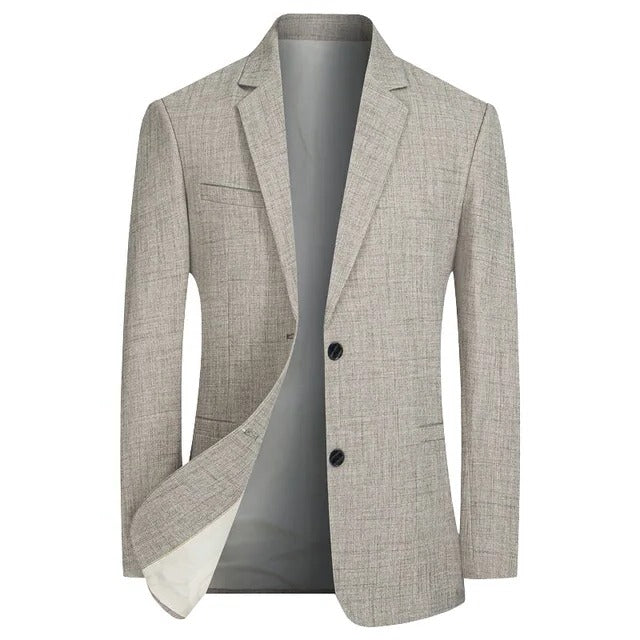 Slim Fit Blazer with Single Breasted Front and Vintage Tailoring