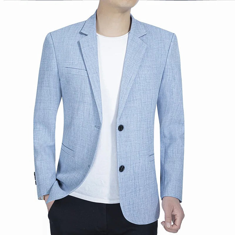 Slim Fit Blazer with Single Breasted Front and Vintage Tailoring