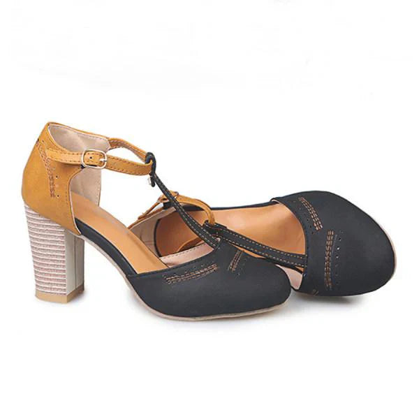 Orthopedic Heels with Arch Support and Non-Slip Sole, 5cm Heel
