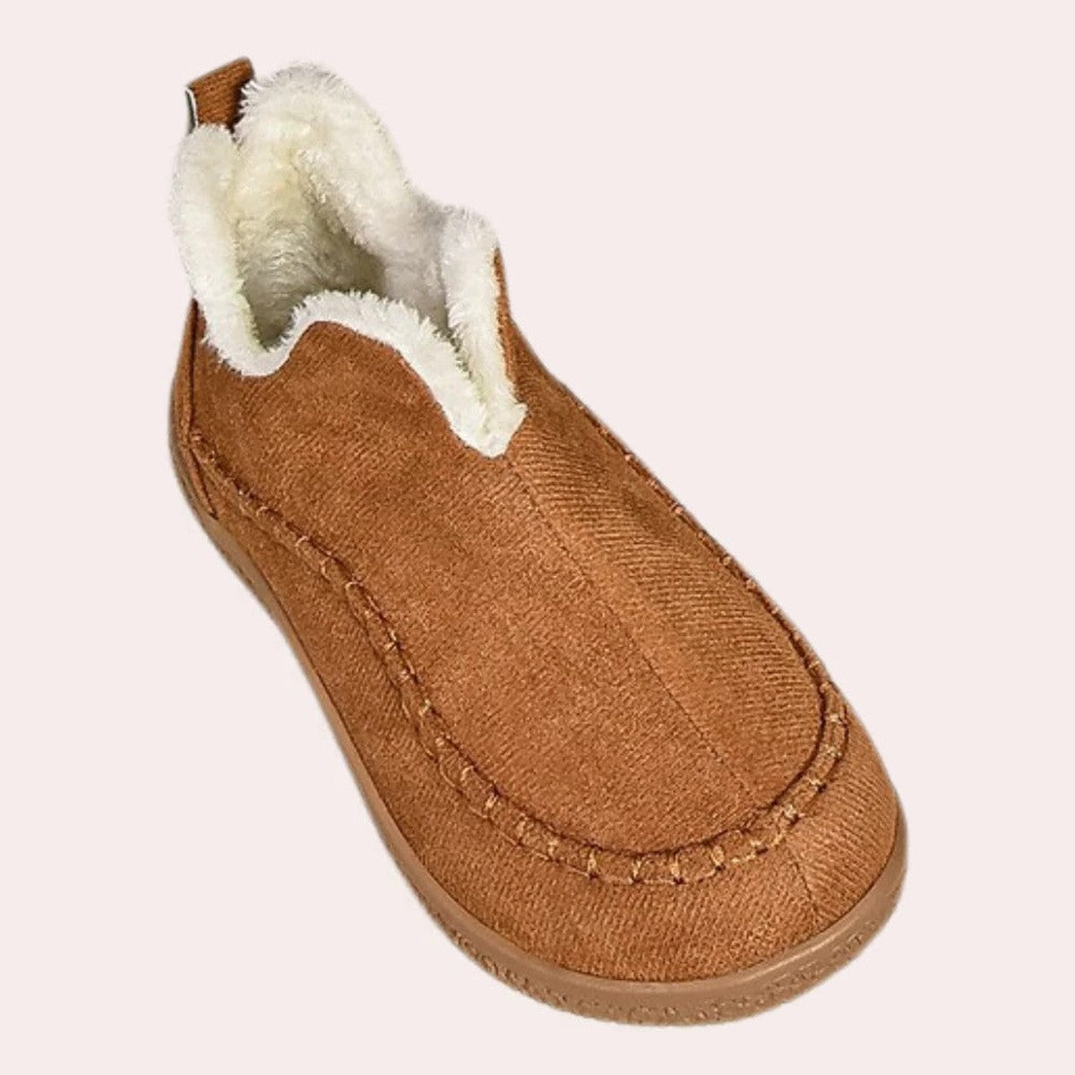 Women Warm Ankle Snow Boots with Faux Fur Lining and Side Buckle