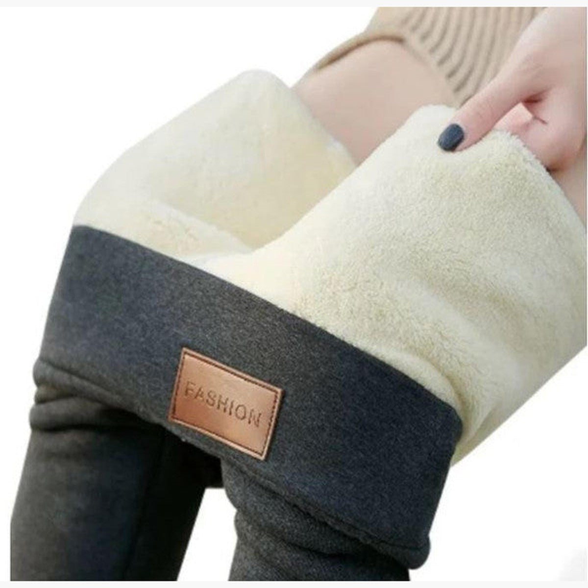 High Waisted Thermal Leggings with Thick Plush Fleece Lining for Cold Weather