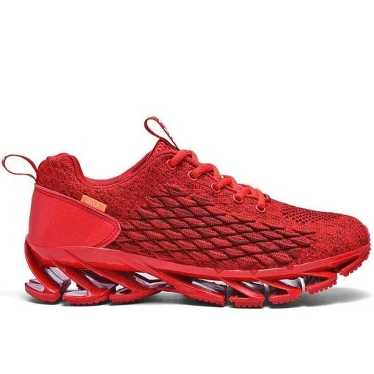 Men Breathable Knit Running Sneakers with Shock Absorbing Cushion Sole