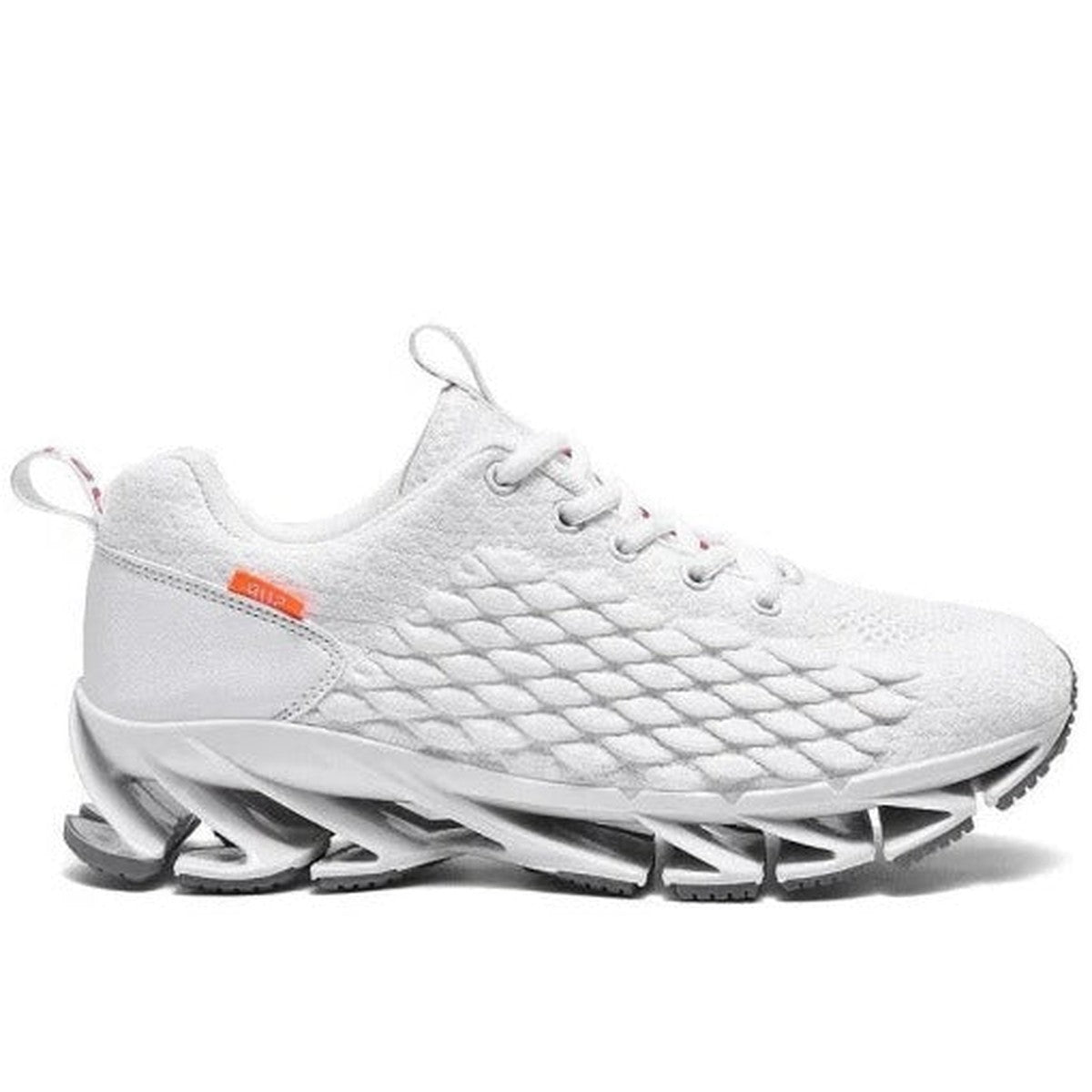 Men Breathable Knit Running Sneakers with Shock Absorbing Cushion Sole