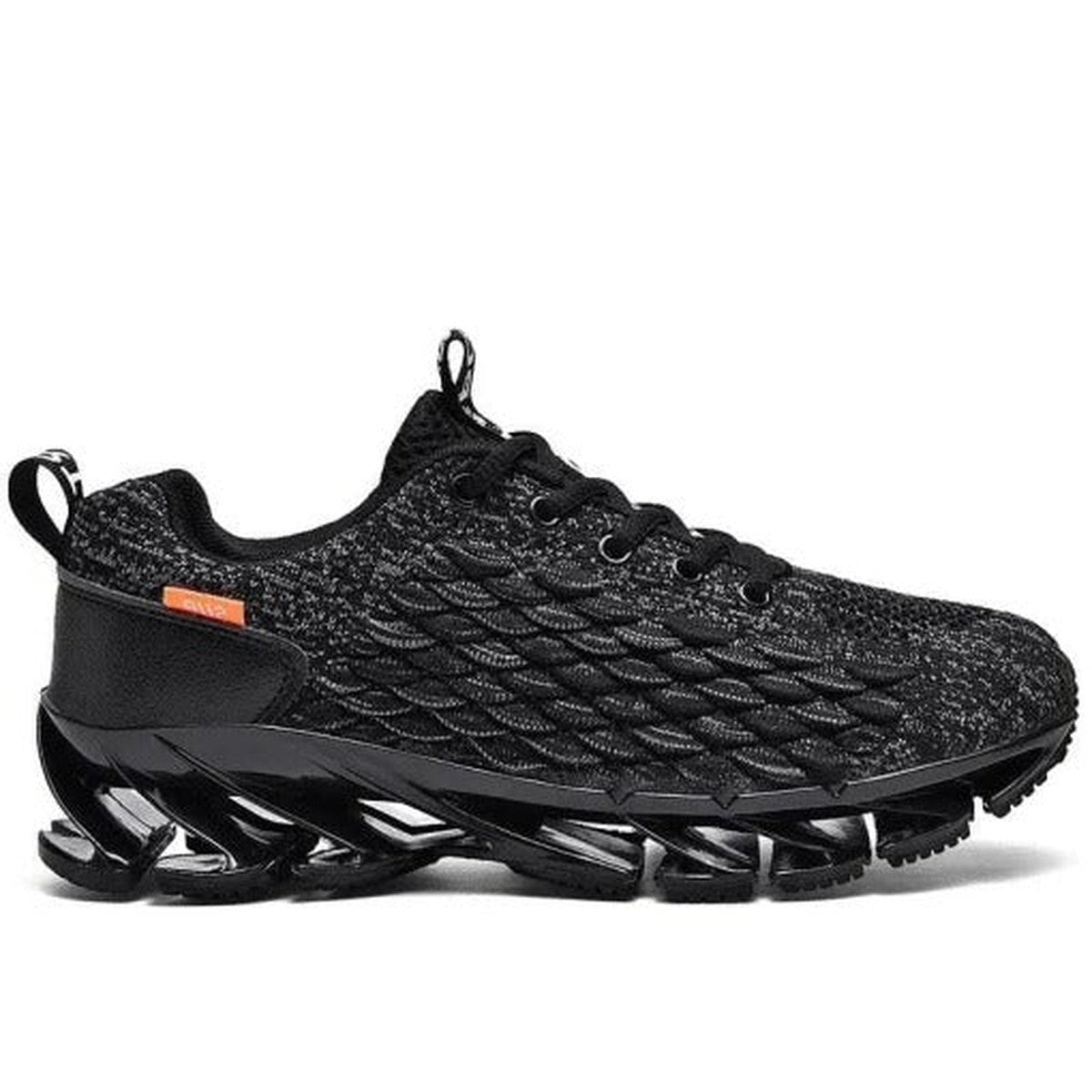Men Breathable Knit Running Sneakers with Shock Absorbing Cushion Sole