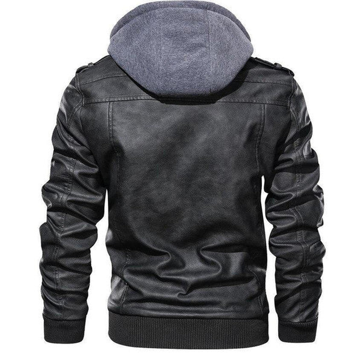 Vintage Suede Bomber Jacket with Sherpa Fleece Lining and Collar