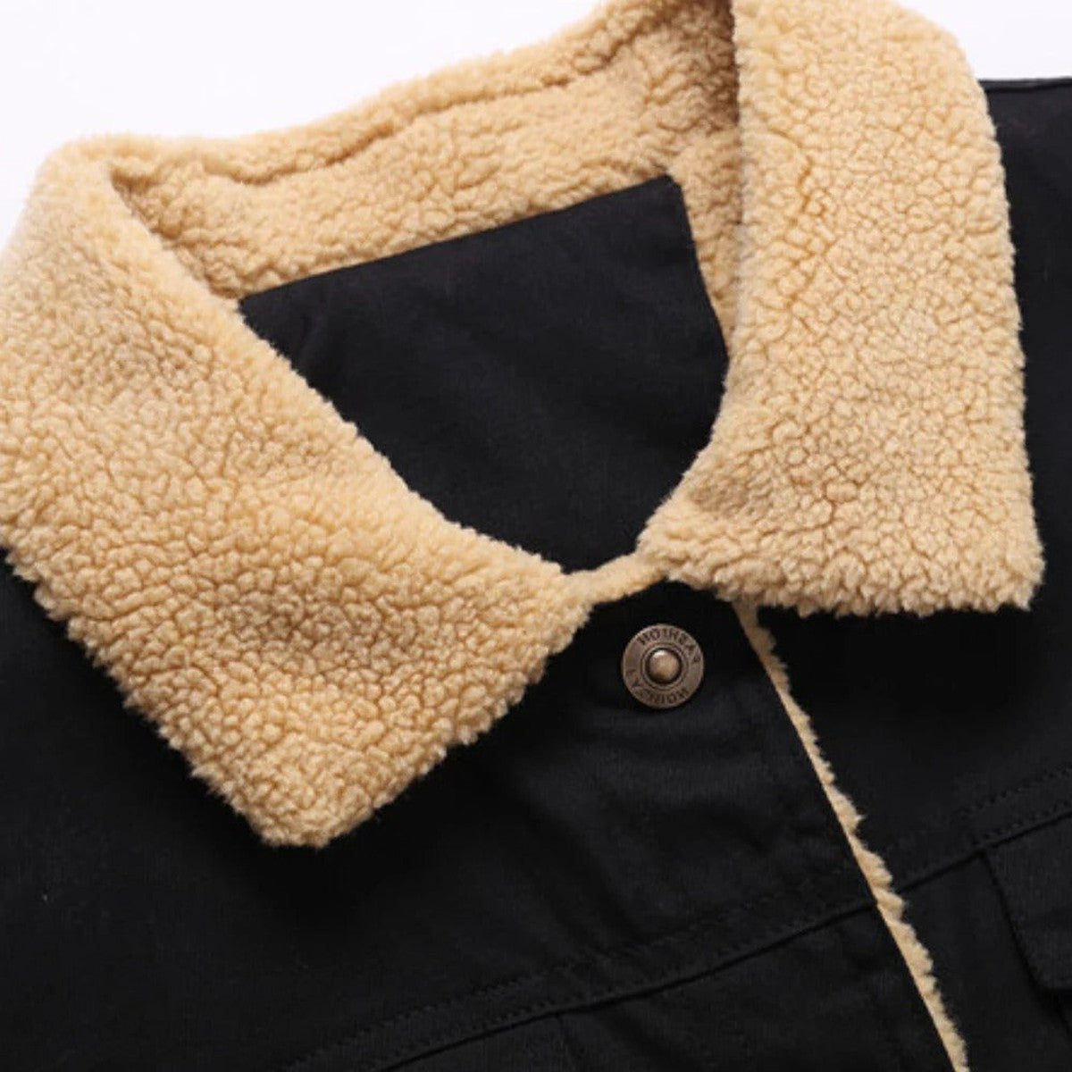 Men Lightweight Casual Bomber Jacket with Ribbed Collar and Sleeve Pocket