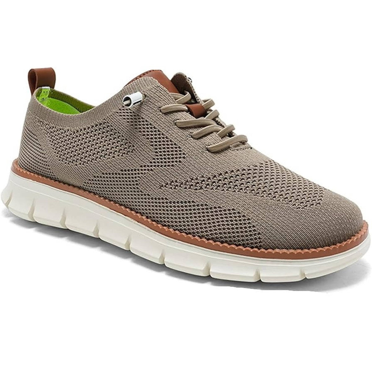 Men Casual Canvas Walking Shoes with Breathable Upper and Cushioned Sole