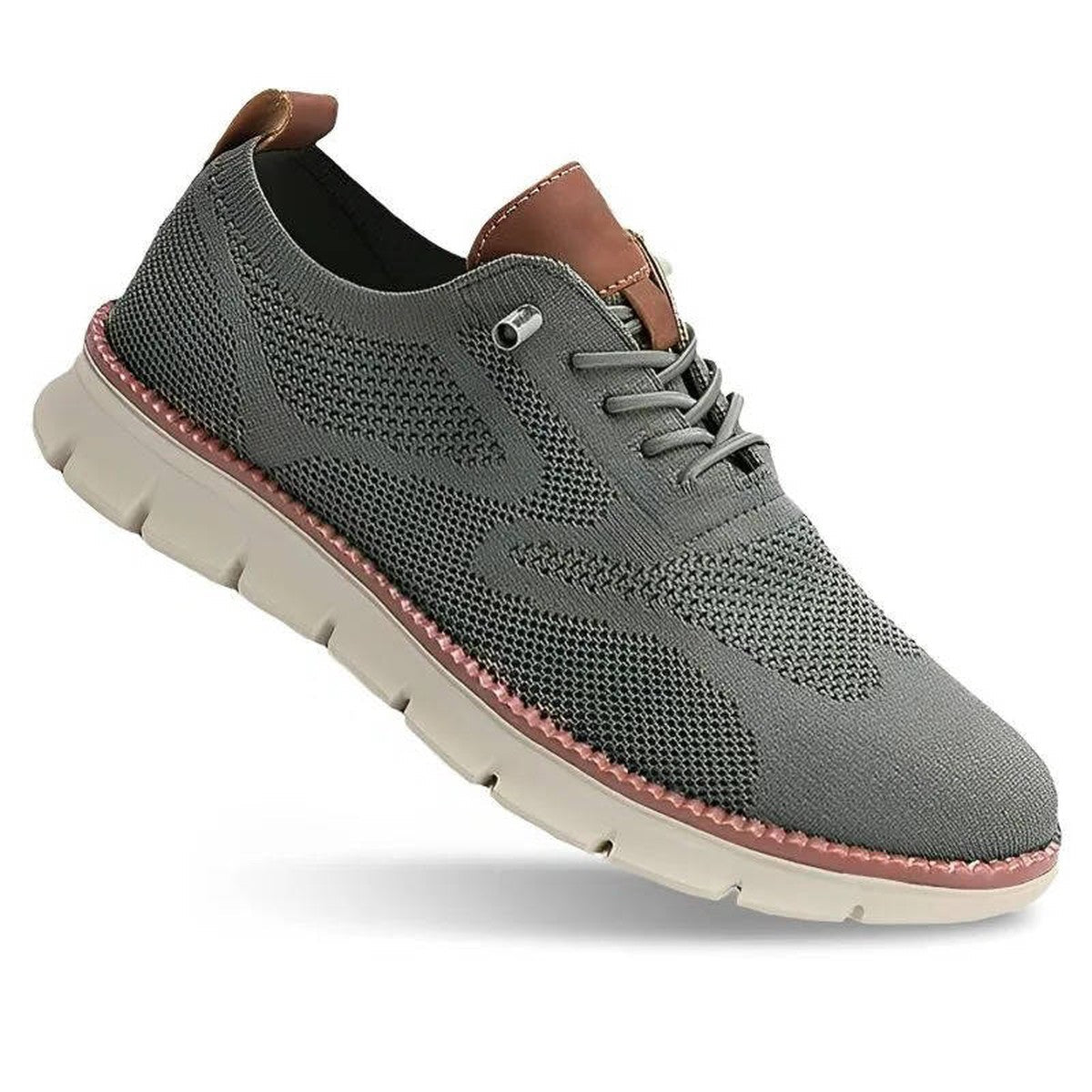 Men Casual Canvas Walking Shoes with Breathable Upper and Cushioned Sole