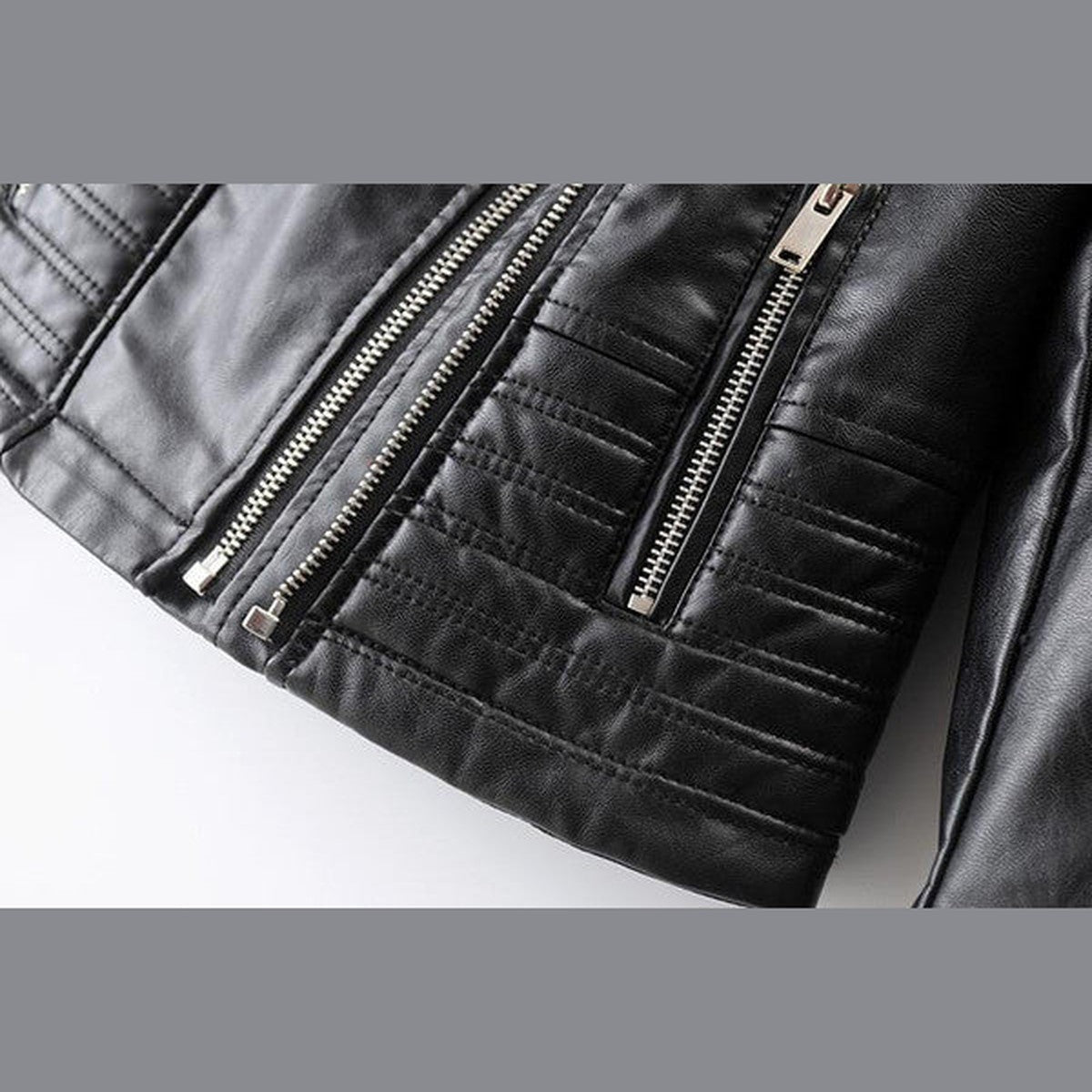 Vintage Brown Leather Aviator Jacket with Warm Shearling Collar and Buckle Details