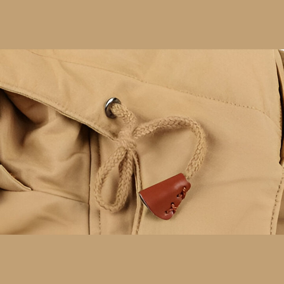 Sherpa Fleece Winter Coat with Faux Fur Trim and Toggle Buttons