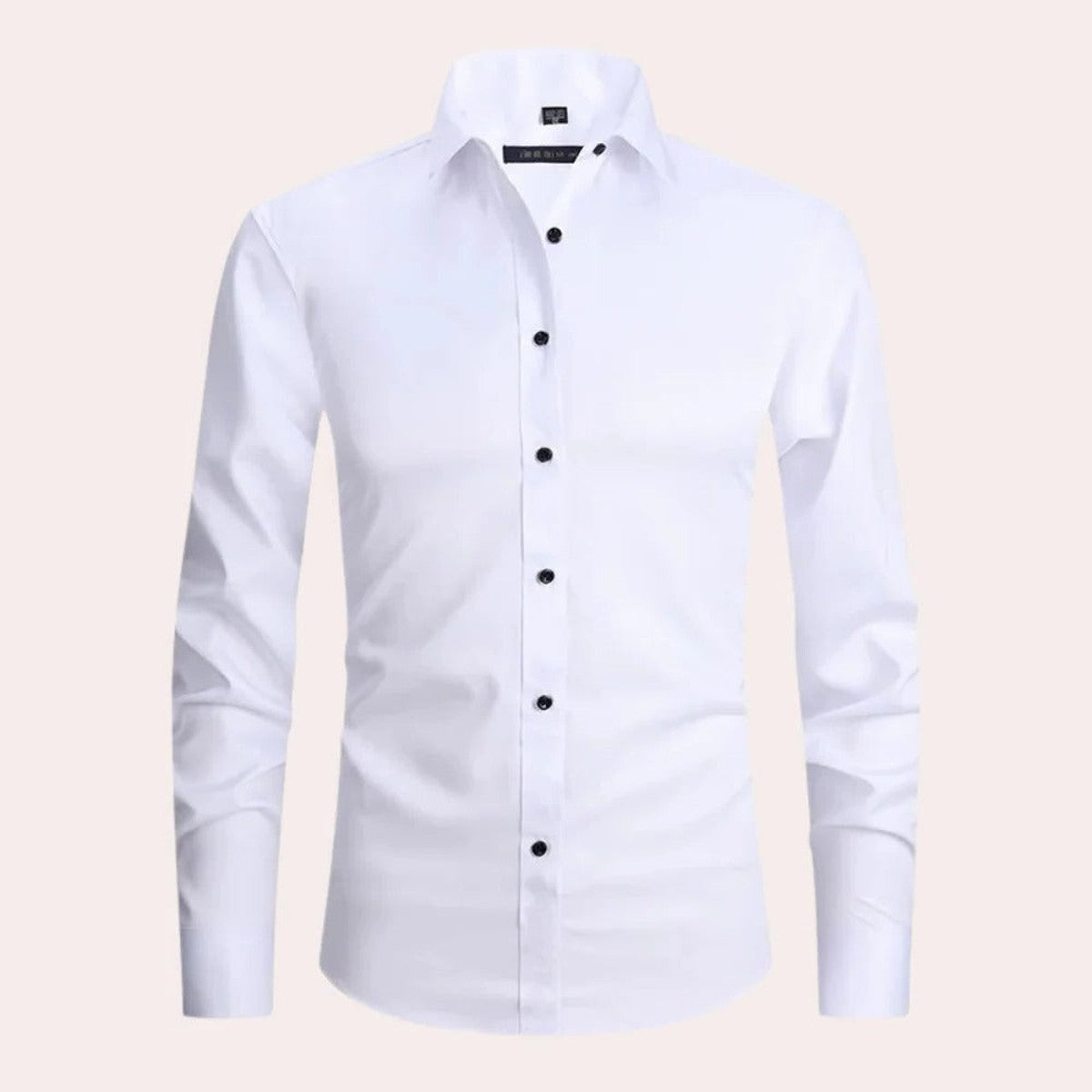 Men Short Sleeve Button Down Dress Shirt with Flexible Stretch Fabric