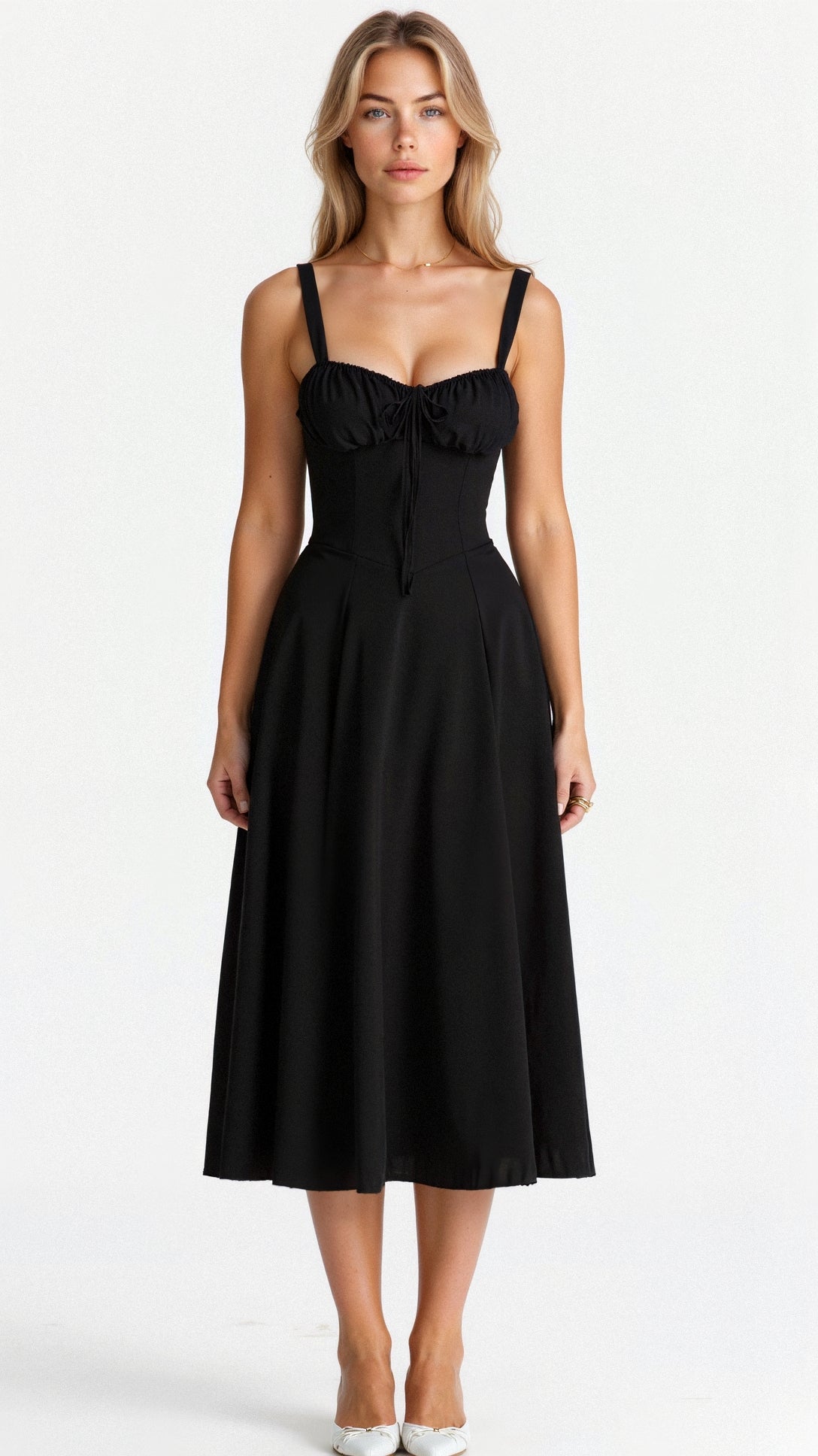 Margaret | Kiana Corset Midi Dress - Elegant, figure-flattering style - Image 3