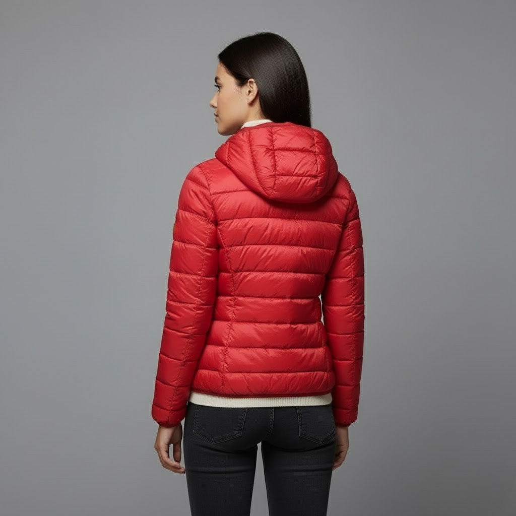 Lightweight Padded Jacket for Women with Breathable Lining