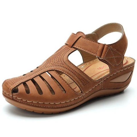 Women's Sandals with Ergonomic Footbed and Adjustable Straps, Non-Slip Lightweight Sole