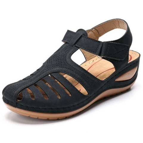 Women's Sandals with Ergonomic Footbed and Adjustable Straps, Non-Slip Lightweight Sole