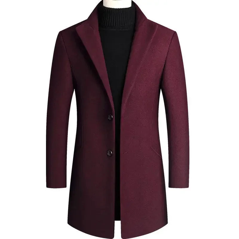 Thomas | Stylish Slim-Fit Wool Coat - Image 1