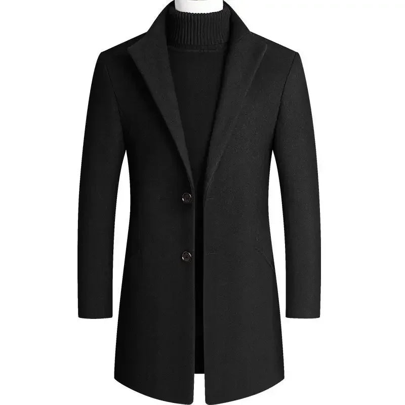 Thomas | Stylish Slim-Fit Wool Coat - Image 2