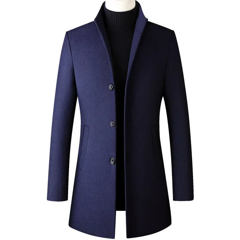 Thomas | Stylish Slim-Fit Wool Coat - Image 3